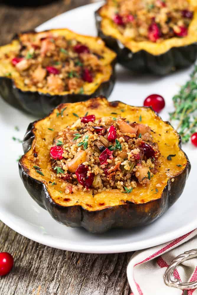 Quinoa Stuffed Acorn Squash