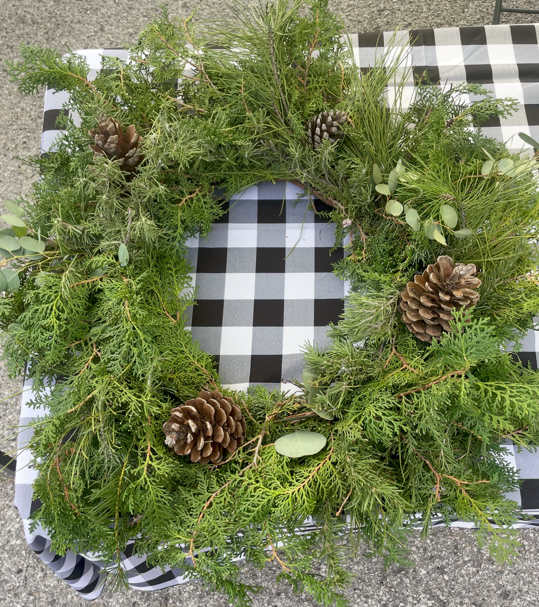 Evergreen Holiday Wreath