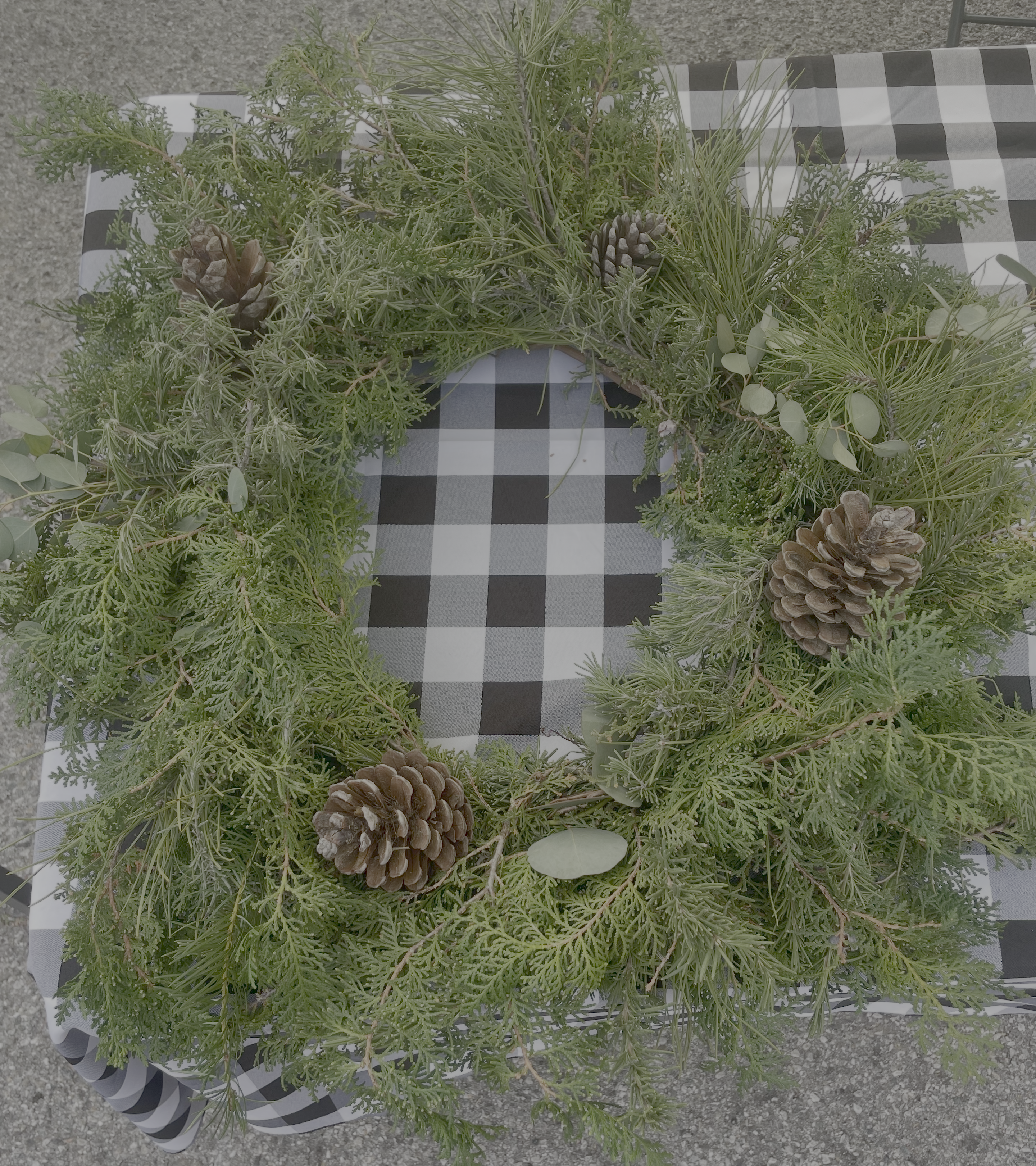 Evergreen Holiday Wreath
